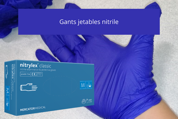gants nitrile