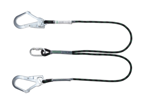 Longe double de retenue corde tressée CYDONIA 1,5 m