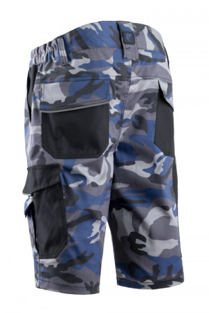 KAMMO Bermuda Camouflage Bleu Gris taille 00S