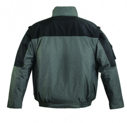 Blouson Multipoches RIPSTOP gris/noir M