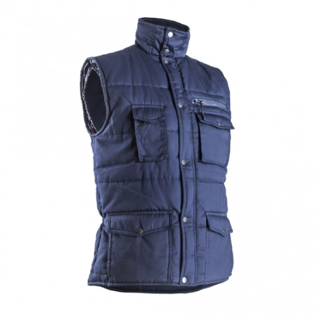 Gilet POLENA bleu marine, coton/polyester, S