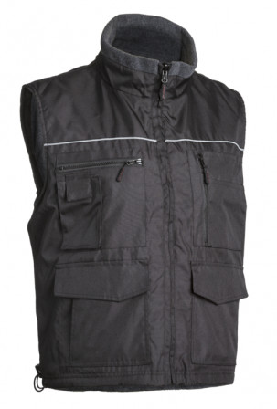 Gilet CARISTE noir réversible  XXL