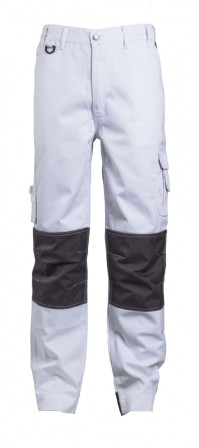 CLASS WHITE Pantalon Blanc 65% poly/35%coton S