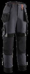 CRISTOBAL II Pantalon Anthracite-Citrouille taille 2XL