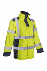 NOTT Parka de pluie FR Jaune HV Navy taille 00L