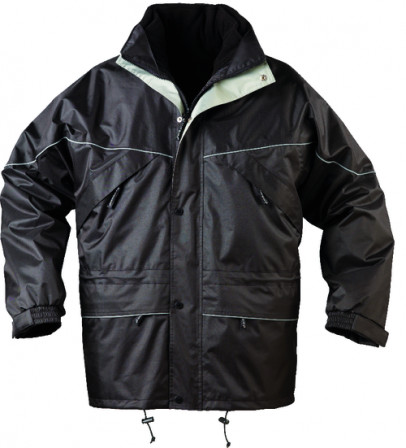 Parka ISA Noire 3/1 polyester end.PVC , L