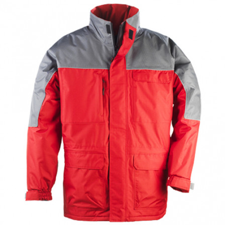 Parka RIPSTOP red/grey, XL