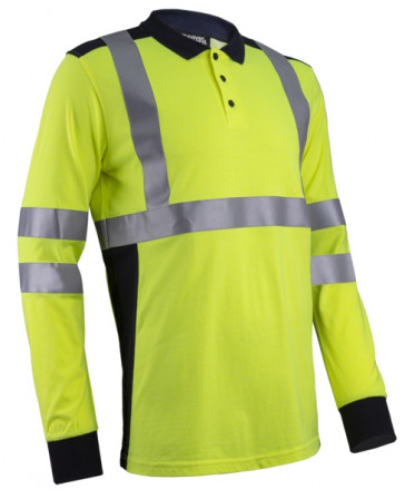 EKHI Polo Multirisques Jaune HV taille M