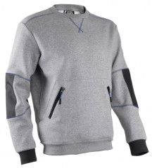 HATO Pull molleton Gris chiné clair taille 00L