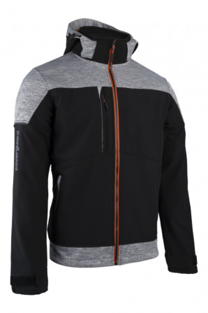 BANJO Veste Softshell GRS Noire/Citrouille taille XL