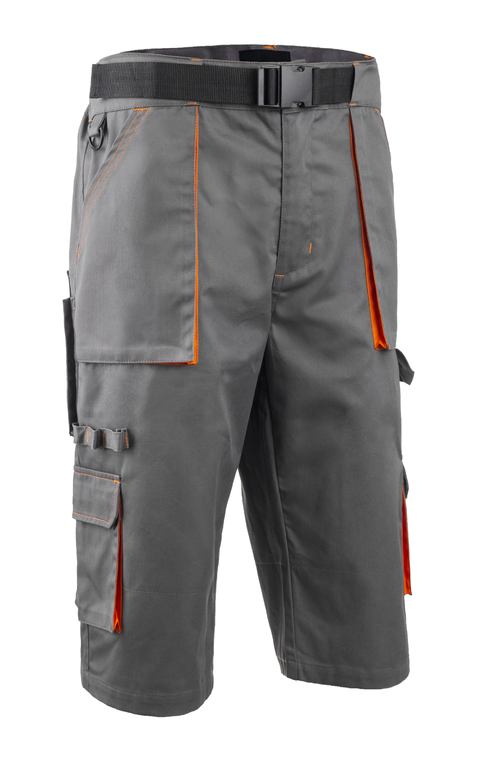 Bermuda long PADDOCK II gris-orange L