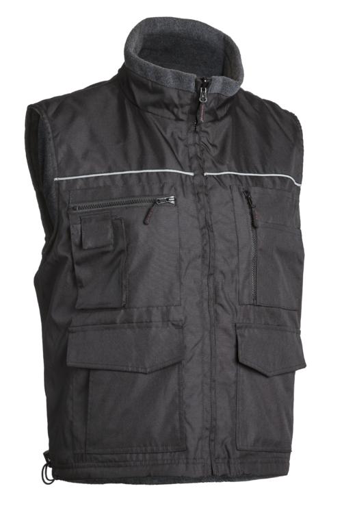 Gilet CARISTE noir réversible  XXL