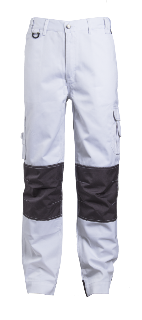 CLASS WHITE Pantalon Blanc 65% poly/35%coton S
