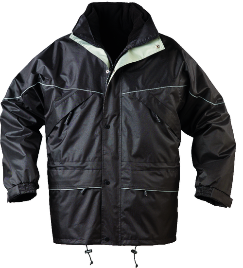 Parka ISA Noire 3/1 polyester end.PVC , L