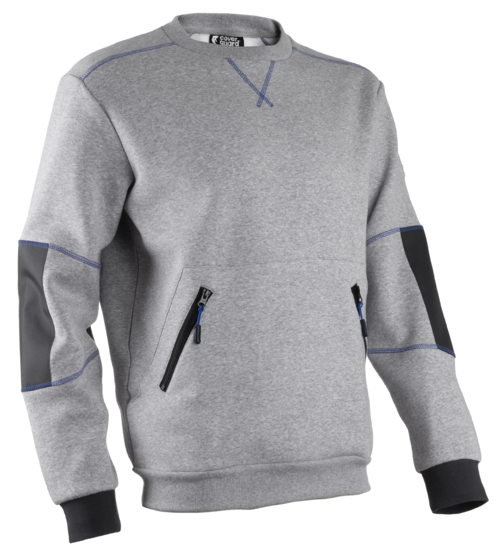 HATO Pull molleton Gris chiné clair taille 00S