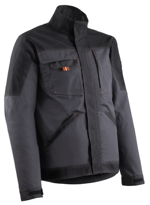 CRISTOBAL Veste Anthracite-Citrouille taille M