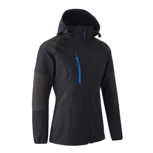 ANTILOPE Veste softshell femme Noir Bleu taille S