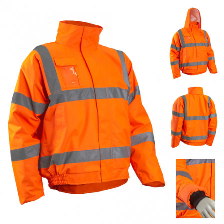 Blouson SOUKOU, Orange HV S.2XL
