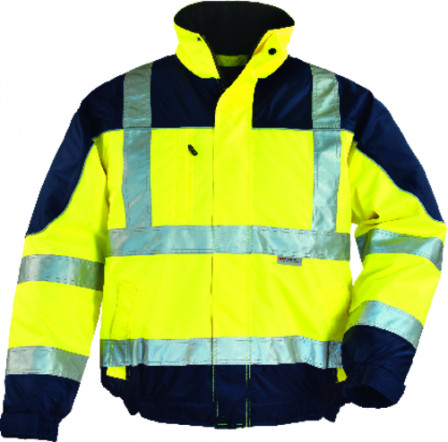 AIRPORT Blouson  hiviz  Jaune/Marine, 3M, XXXL classe 2