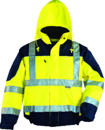 AIRPORT Blouson  hiviz  Jaune/Marine, 3M, XXXL classe 2