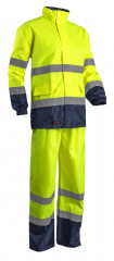 HI WAY Rainsuit hi-viz jaune/marine, L classe 3