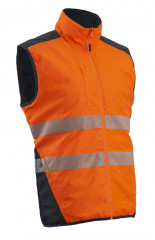 Gilet froid réversible YORU, Orange HV S.2XL