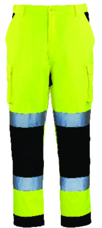 PATROL Pantalon hi-viz jaune/marine, 3M XL classe 2