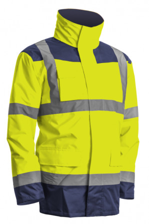 KANATA Parka 4/1 polyes. hi-viz jaune/marine, S