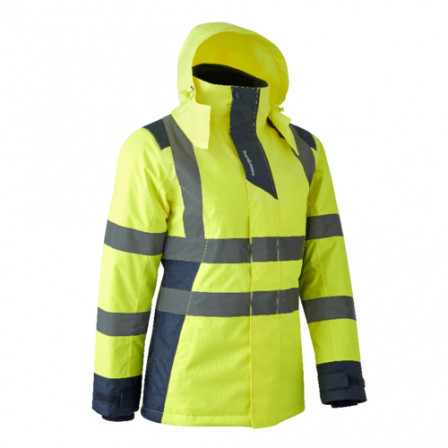 HORA Parka women Jaune HV Navy taille L