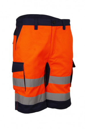 HIBANA Bermuda Orange HV Marine taille M