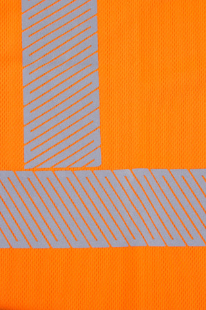 KYRIO T-shirt hi-viz orange/marine polyester , M classe 2
