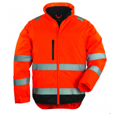 HI-WAY Xtra veste 2/1 polyester hiviz orange, 3M, XXL