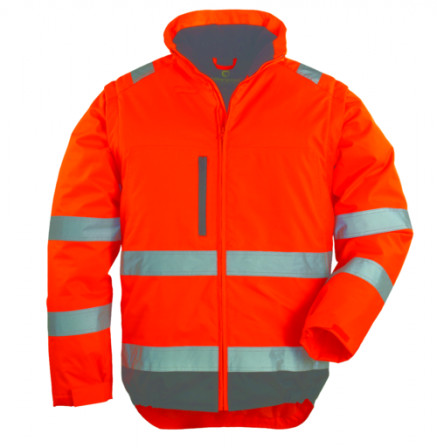 HI-WAY Xtra veste 2/1 polyester hiviz orange, 3M, XXL