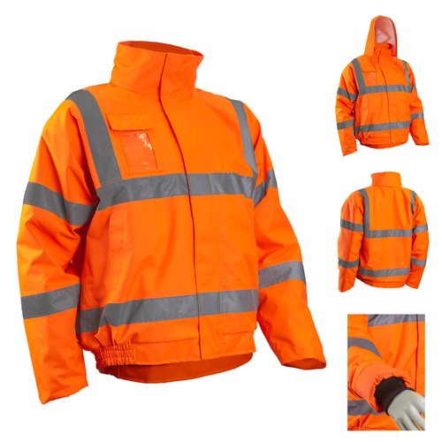 Blouson SOUKOU, Orange HV S.2XL