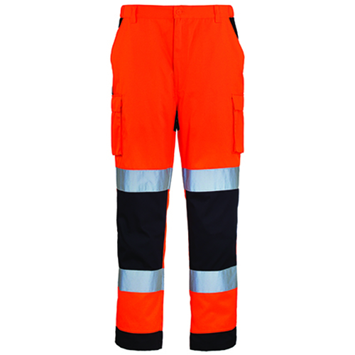 PATROL Pantalon hi-viz orange/marin. 3M XXXL classe 2