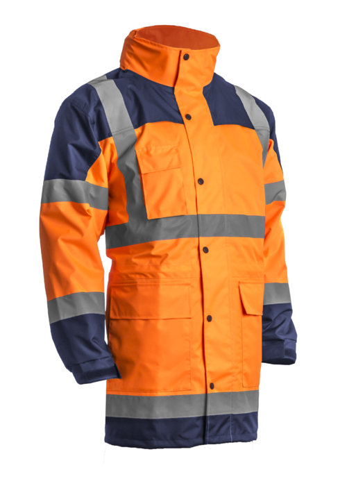 HYDRA Veste de pluie Orange HV Marine taille 00L