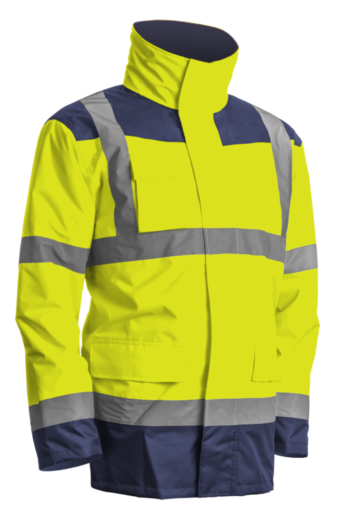KANATA Parka 4/1 polyes. hi-viz jaune/marine, S