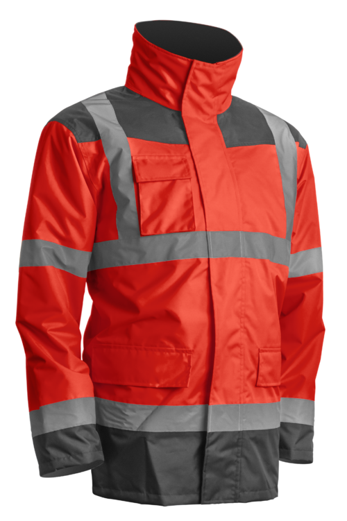 Parka KANATA 4 en 1 Red HV Anthracite taille M