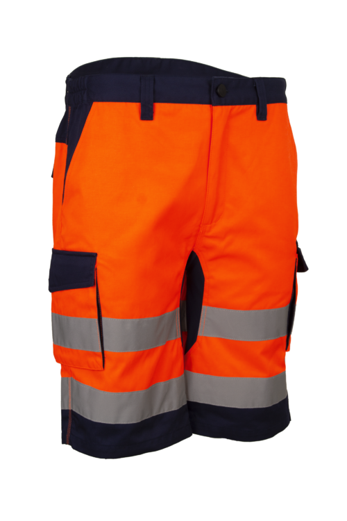 HIBANA Bermuda Orange HV Marine taille M