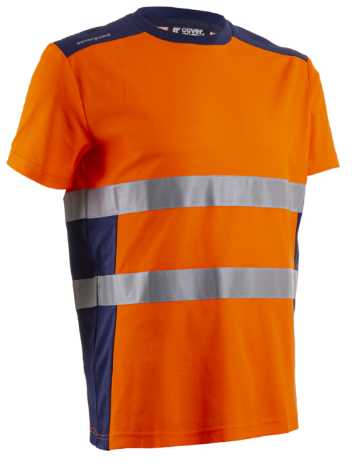 NEKKI T-shirt Manches courtes Orange HV Marine taille 00L