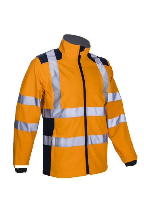 KANPA Veste softshell Orange HV Marine taille 3XL