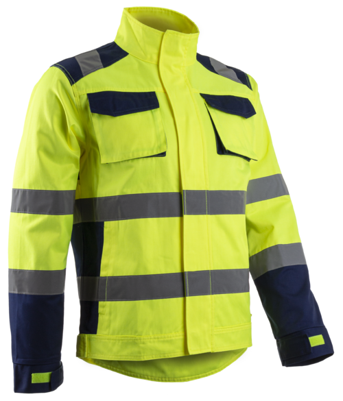 HIBANA Veste Jaune HV Marine taille 00M