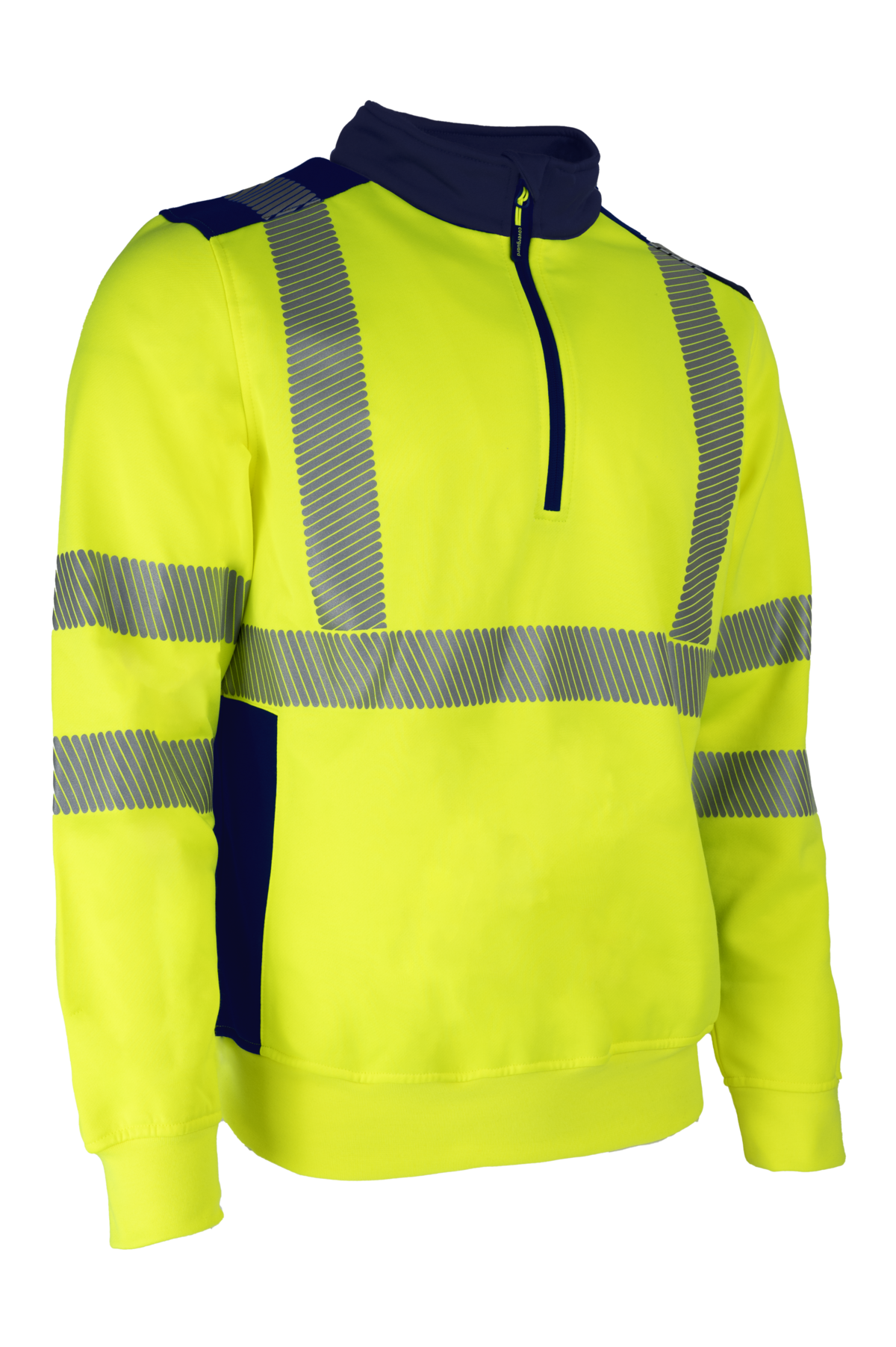 FRISS Sweat thermique Jaune HV Marine taille 3XL