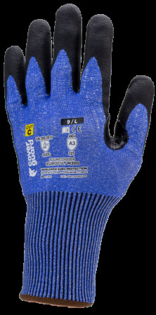 Gants EUROCUT N300 CUT C. HPPE J13 micro mousse nitrile T10