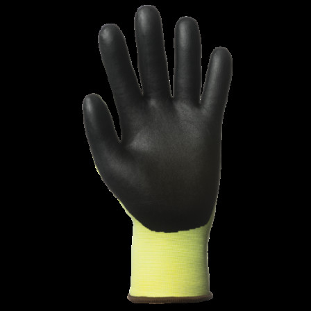 Gants EUROCUT N318HV CUT B. HPPE J18 jaune nitr. T7