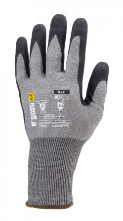 Gants EUROCUT N303 CUT C. HPPE J18 mousse nitr.tactile T6