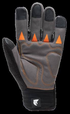 Gants EUROCUT MX100 CUT D, type mécanique, gris orange T10