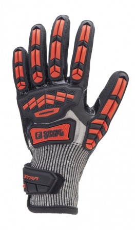 GANTS EUROCUT IMPACT 200 rouge CUT D doub. end. nit. noir T8