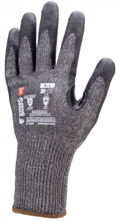 Gants EUROCUT N600 CUT F. HPPE J13 mousse nitr. tactile T10