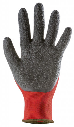 Gants EUROLITE 13L850 J13 PE rouge J13 end. latex noir T8